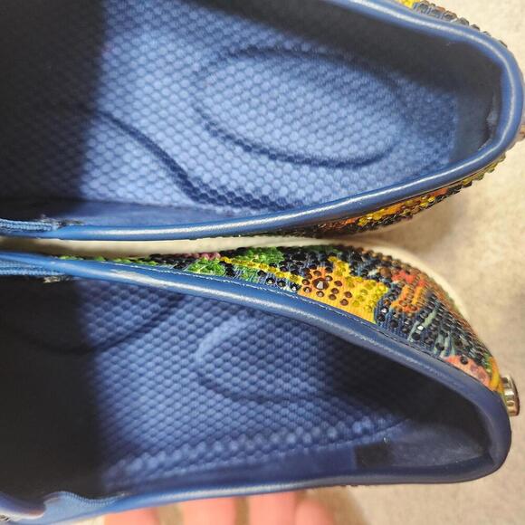 Alex Marie Crystal Embellished Slip-on Sneakers Size 6 - Picture 2 of 9